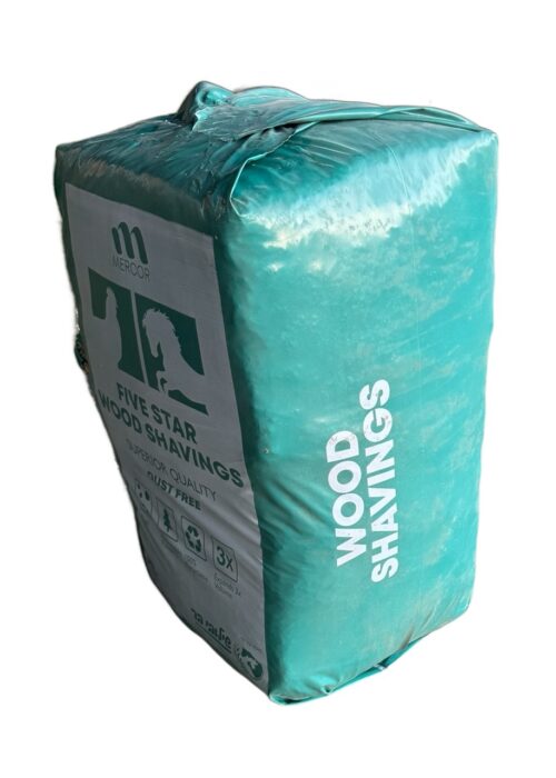 שק נסורת דרום אפריקה MERCOR Five Star Wood Shavings 55 ליטר דחוס